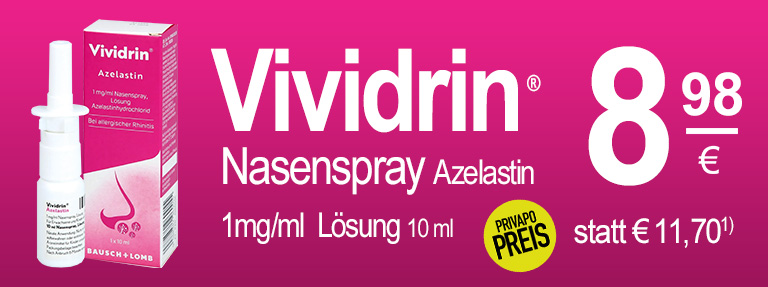 Vividrin Nasenspray Privapo Apotheke Elmshorn