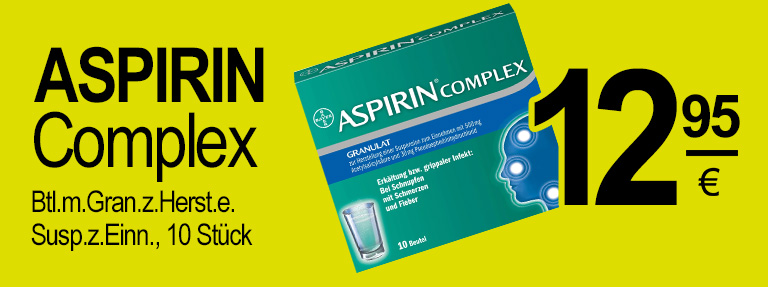 Erkältungs- und Atemwegsmittel Aspirin