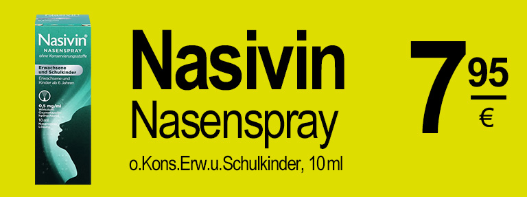 Erkältungs- und Atemwegsmittel Olynth Nasivin