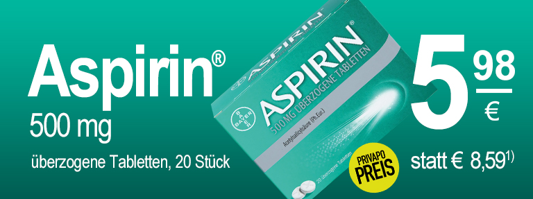 Aspirin PRIVAPO Apotheke Elmshorn
