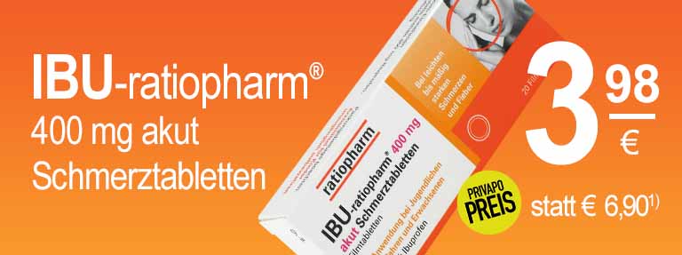 IBU ratiopharm aus der PRIVAPO Apotheke Elmshorn