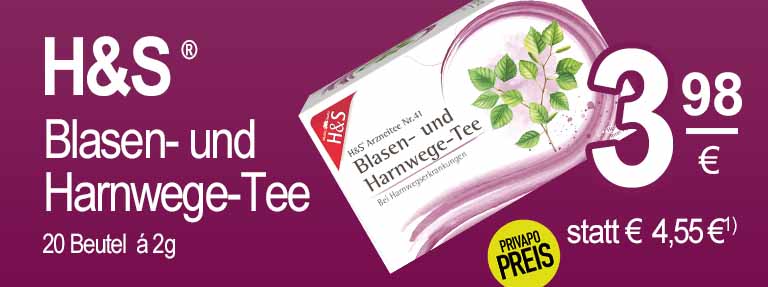 H&S Tee aus der PRIVAPO Apotheke Elmshorn