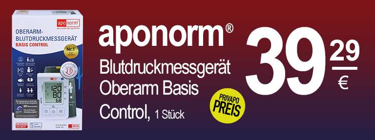 Aponorm Aponorm Blutdruck PRIVAPO Apotheke Elmshorn