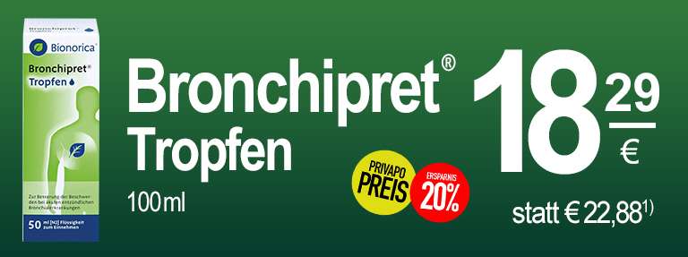 Bronchiopret Bronchiopret PRIVAPO Apotheke Elmshorn