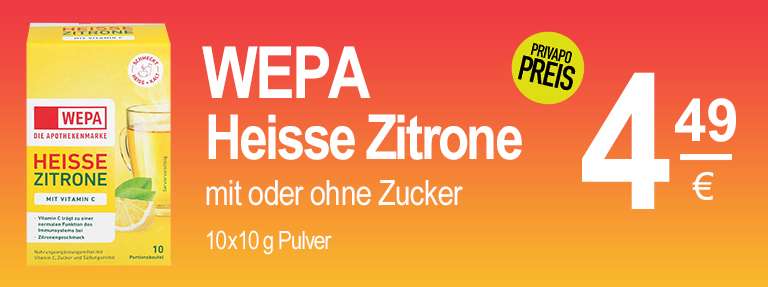 FAV WEPA Heisse Zitrone WEPA Heisse Zitrone
