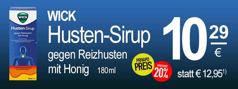 WICK Husten Sirup WICK Husten-Sirup