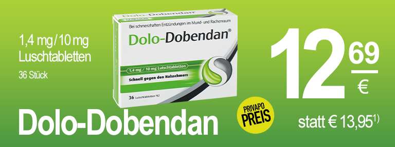 Dolo Dobendan PRIVAPO Apotheke Elmshorn Angebote Februar 2026