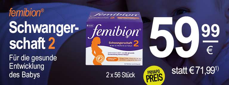 femibion2 PRIVAPO Apotheke Elmshorn Angebote Februar 2026