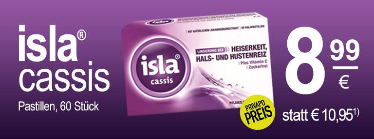 isla cassis PRIVAPO Apotheke Elmshorn Angebote Februar 2026