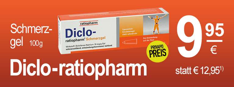 Diclo ratiopharm Angebote im Juni - PRIVAPO Apotheke Elmshorn - Diclo
