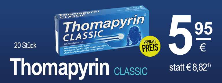 FAV Thomapyrin Angebote im Juni - PRIVAPO Apotheke Elmshorn - Thomapyrin
