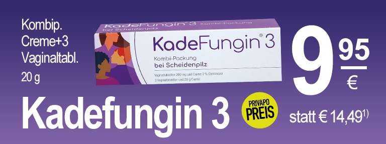 Kadefungin Angebote im Juni - PRIVAPO Apotheke Elmshorn - Kadefungin