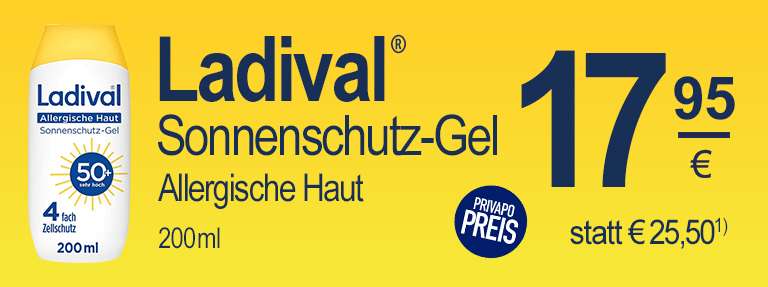 Ladival Angebote im Juni - PRIVAPO Apotheke Elmshorn - Ladival
