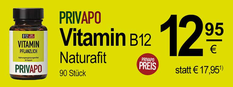 PRIVAPO B12 Angebote im Juni - PRIVAPO Apotheke Elmshorn - Vitamin B12