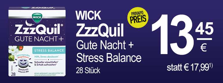 WICK Angebote im Juni - PRIVAPO Apotheke Elmshorn - WICK zzzQuil