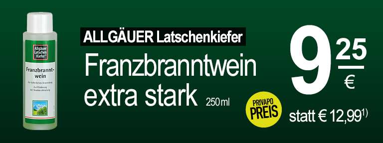 Allgäuer Franzbtwein Privapo Apotheke Elmshorn